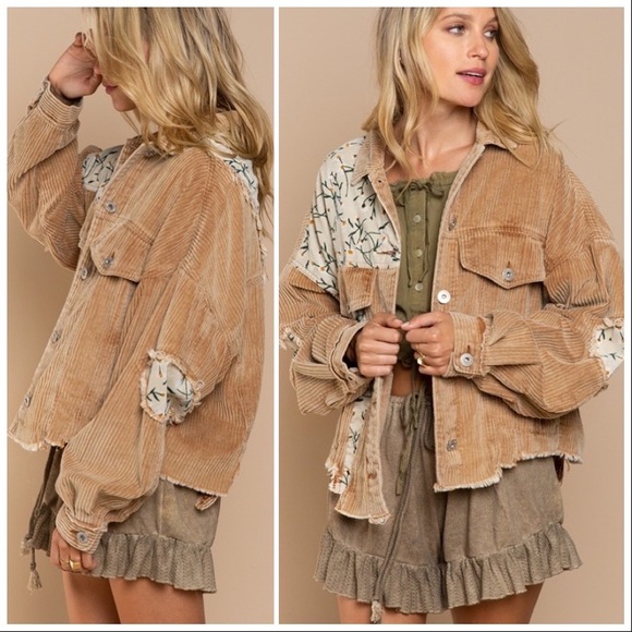 POL Wild At Heart Camel Cord Jacket - Picture 9 of 16